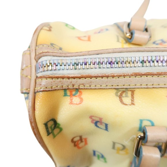 DOONEY & BOURKE Y2K Rainbow Signature Logo Monogram Medium Satchel Handbag - Picture 8 of 15
